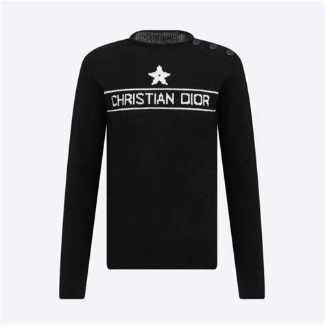 dior sweater black|christian dior sweater prices.